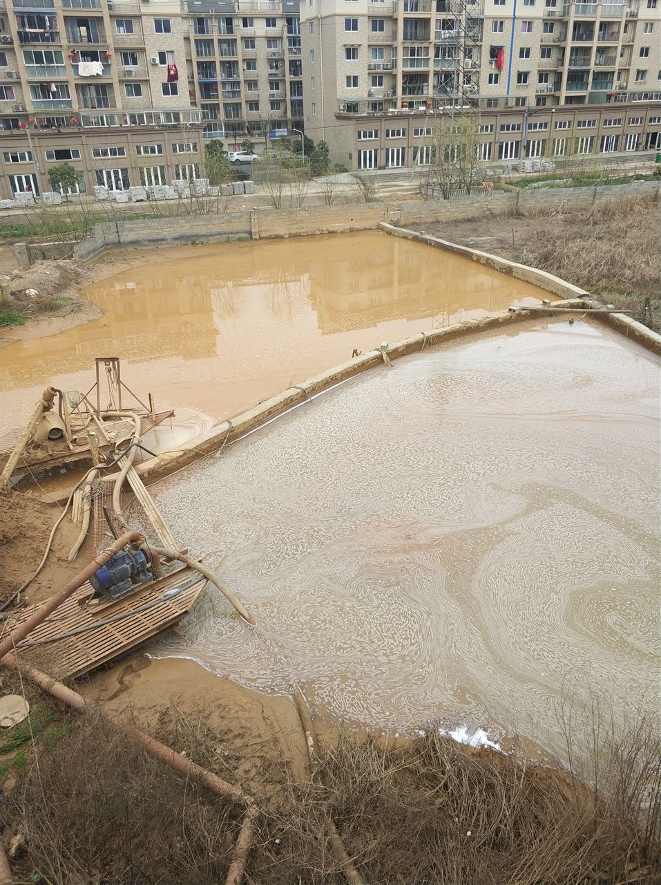 竟陵街道沉淀池淤泥清理-厂区废水池淤泥清淤